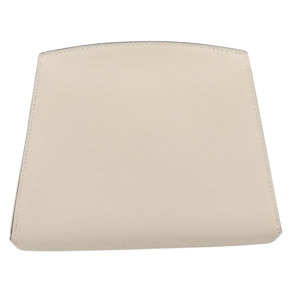 HERMES Tutti Frutti Pouch Leather Ivory Auth 210818SAM