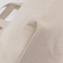 CELINE Hand Bag Canvas Ivory Silver Auth 210821A-13