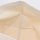CELINE Hand Bag Canvas Ivory Silver Auth 210821A-18