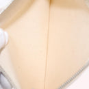 CELINE Hand Bag Canvas Ivory Silver Auth 210821A-22