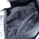 CHANEL Matelasse Camellia Chain Shoulder Bag tweed Gray Silver CC Auth 210823A-27