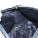 CHANEL Matelasse Camellia Chain Shoulder Bag tweed Gray Silver CC Auth 210823A-28