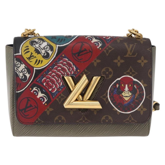 LOUIS VUITTON Kabuki Yamamoto Hirosai Twist MM Bag M67270 LV Auth 210825M