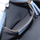 Balenciaga Classic Envelope Shoulder Bag Leather Navy Silver 319376 Auth 210834A-21
