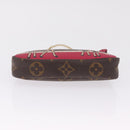 LOUIS VUITTON Monogram Giraffe Mini Pochette Accessoires M62087 Auth 210836SAM-10