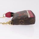 LOUIS VUITTON Monogram Giraffe Mini Pochette Accessoires M62087 Auth 210836SAM-5