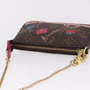 LOUIS VUITTON Monogram Giraffe Mini Pochette Accessoires M62087 Auth 210836SAM-7