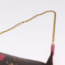 LOUIS VUITTON Monogram Giraffe Mini Pochette Accessoires M62087 Auth 210836SAM-9