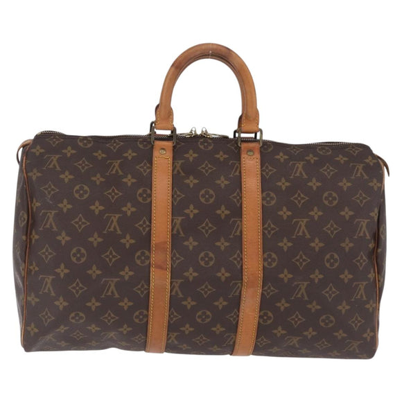 LOUIS VUITTON Monogram Keepall 45 Boston Bag M41428 LV Auth 210838A