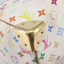 LOUIS VUITTON Monogram Multicolor Speedy 30 Bag White Bron M92643 LV Auth 210841-13