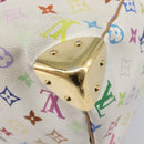 LOUIS VUITTON Monogram Multicolor Speedy 30 Bag White Bron M92643 LV Auth 210841-14
