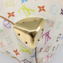 LOUIS VUITTON Monogram Multicolor Speedy 30 Bag White Bron M92643 LV Auth 210841-15