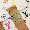 LOUIS VUITTON Monogram Multicolor Speedy 30 Bag White Bron M92643 LV Auth 210841-26