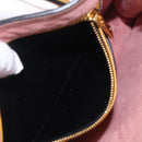Miu Miu Madras Hand Bag Leather 2way Yellow Gold Auth 210842A-11