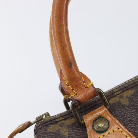 LOUIS VUITTON Monogram Mini Speedy Hand Bag M41534 LV Auth 210846A