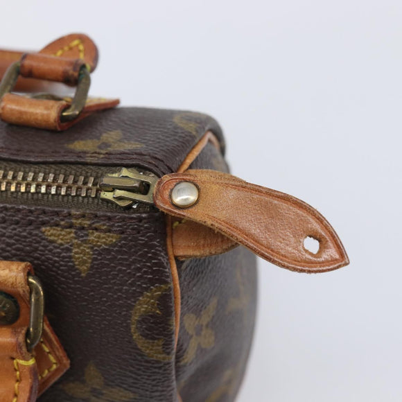LOUIS VUITTON Monogram Mini Speedy Hand Bag M41534 LV Auth 210846A