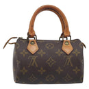 LOUIS VUITTON Monogram Mini Speedy Hand Bag M41534 LV Auth 210846A-3
