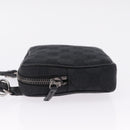 GUCCI GG Canvas Shoulder Bag Black Silver 120975 Auth 210848-5
