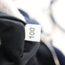 Miu Miu Tote Bag Suede Navy Silver Auth 210849M-22
