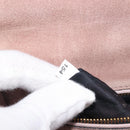 Miu Miu Madras Shoulder Bag Leather Pink Gold Auth 210853A-29