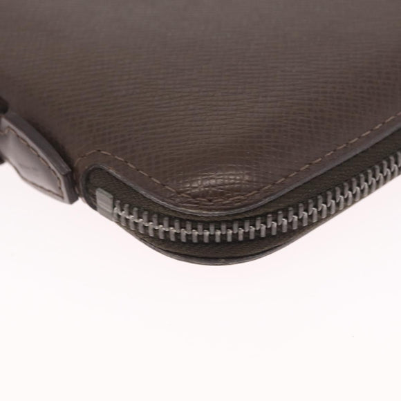 LOUIS VUITTON Taiga Organizer Atoll Travel Case Grizzly M30658 LV Auth 210856