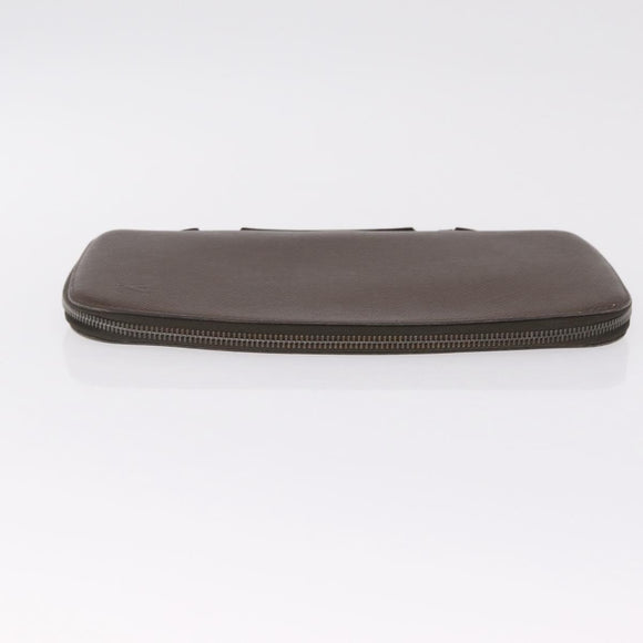LOUIS VUITTON Taiga Organizer Atoll Travel Case Grizzly M30658 LV Auth 210856