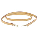 LOUIS VUITTON leather Shoulder Strap Leather 49.2"" Beige LV Auth 210863V-2