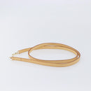 LOUIS VUITTON leather Shoulder Strap Leather 49.2"" Beige LV Auth 210863V-4
