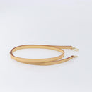 LOUIS VUITTON leather Shoulder Strap Leather 49.2"" Beige LV Auth 210863V-5