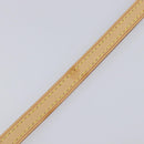 LOUIS VUITTON leather Shoulder Strap Leather 49.2"" Beige LV Auth 210863V-8