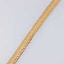 LOUIS VUITTON leather Shoulder Strap Leather 49.2"" Beige LV Auth 210863V-9
