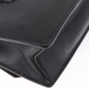 Miu Miu Madras Shoulder Bag Leather Black Gold Auth 210864M-15