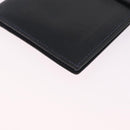 HERMES Bean Long Wallet Leather Black Gold Auth 210865A-10