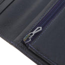 HERMES Bean Long Wallet Leather Black Gold Auth 210865A-19