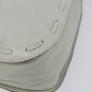 Bottega Veneta Bamboo Shoulder Bag Leather Light Blue Gold Auth 210867A-10