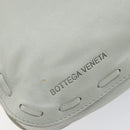 Bottega Veneta Bamboo Shoulder Bag Leather Light Blue Gold Auth 210867A-15