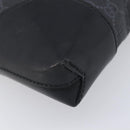 GUCCI GG Supreme Sherry Line Shoulder Bag PVC Black Silver 474139 Auth 210868V-13