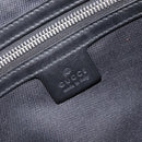 GUCCI GG Supreme Sherry Line Shoulder Bag PVC Black Silver 474139 Auth 210868V-17