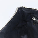 GUCCI GG Supreme Sherry Line Shoulder Bag PVC Black Silver 474139 Auth 210868V-20