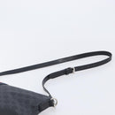 GUCCI GG Supreme Sherry Line Shoulder Bag PVC Black Silver 474139 Auth 210868V-8
