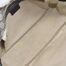 GUCCI GG Supreme Shoulder Bag PVC Navy Silver 201732 Auth 210870A-21