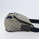 GUCCI GG Supreme Shoulder Bag PVC Navy Silver 201732 Auth 210870A-4