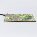 GUCCI GG Blooms Clutch Bag PVC Beige Silver 411691 Auth 210875A-7