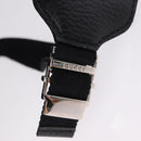 GUCCI GG Canvas Backpack Nylon Outlet Black Silver 510336 Auth 210877A-11