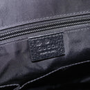 GUCCI GG Canvas Backpack Nylon Outlet Black Silver 510336 Auth 210877A-24