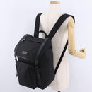 GUCCI GG Canvas Backpack Nylon Outlet Black Silver 510336 Auth 210877A-32