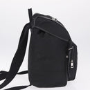 GUCCI GG Canvas Backpack Nylon Outlet Black Silver 510336 Auth 210877A-5