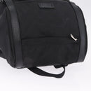 GUCCI GG Canvas Backpack Nylon Outlet Black Silver 510336 Auth 210877A-6