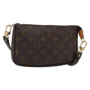 LOUIS VUITTON Monogram Pochette Accessoires Pouch M51980 LV Auth 210878A-1