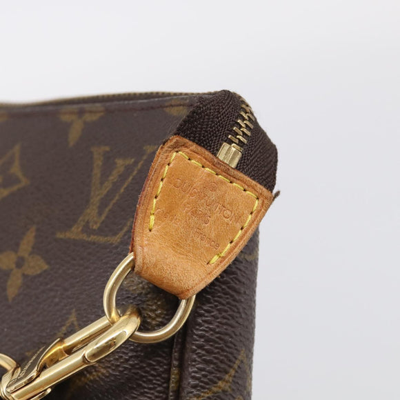 LOUIS VUITTON Monogram Pochette Accessoires Pouch M51980 LV Auth 210878A